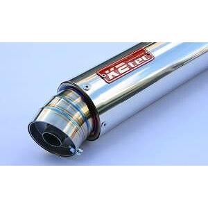 K2TEC ケイツーテック 汎用サイレンサー ステンレス STD 3ピース 86・280・60.5／P50 フック 補修・汎用サイレンサー マフラー_1