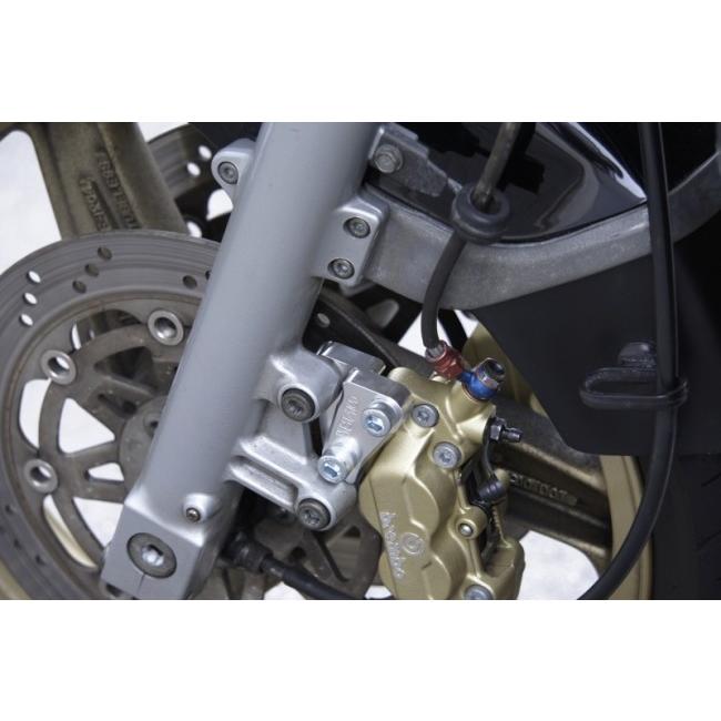 OVER オーヴァー フロントキャリパーサポート ブレンボ4P/40mm用 GPZ900R KAWASAKI カワサキ キャリパーサポート・ブラケット ブレーキの画像