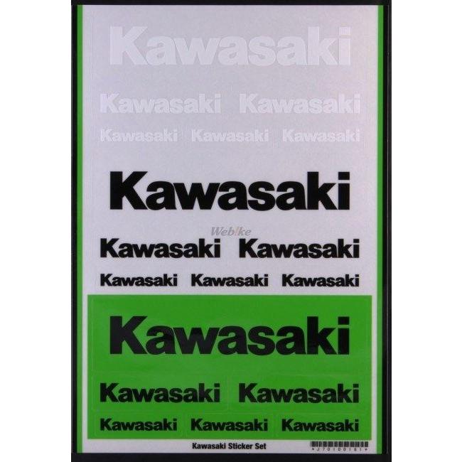 カワサキ（Kawasaki） ステッカーセット14 ステッカー・デカール 外装