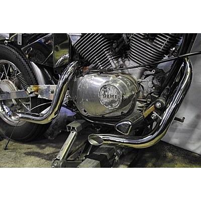 部品屋K&W ショートドラッグパイプマフラー ビラーゴ250(XV250 部品屋K&W ショートドラッグパイプマフラー ビラーゴ250(XV250