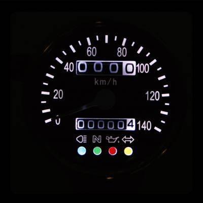 GOODS グッズ サイドマウントメーターキット φ60インジゲーターランプ付き DRAGSTAR400 [ドラッグスター] YAMAHA ヤマハ メーター・インジケーター関係 電装系の画像