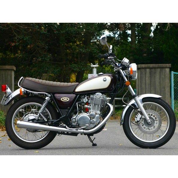 NOJIMA ノジマ ビンテージメガホン クローム スリップオンマフラー SR400 YAMAHA ヤマハ マフラー