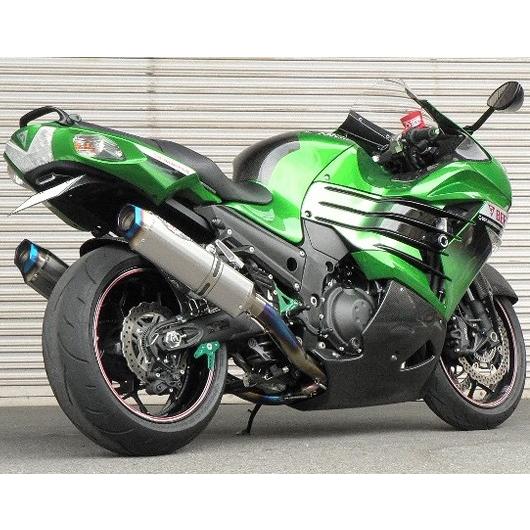 BEET ビート NASSERT(ナサート) Evolution TypeII T-2 フルエキゾーストマフラー サイレンサータイプ：クリアチタン Ninja ZX-14R KAWASAKI カワサキ マフラー | BEET