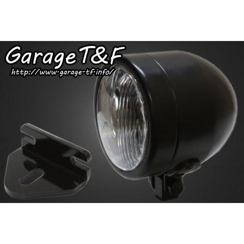 Garage T\u0026F ガレージ 4インチドームライト＆ライトステーキット タイプE 250TR KAWASAKI カワサキ ヘッドライト 灯火類 電装系