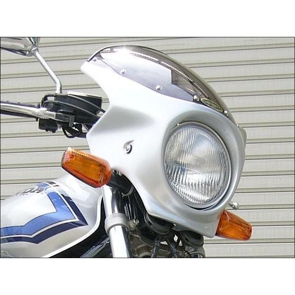CHIC DESIGN シックデザイン ロードコメット カラー：キャンディフェニックスブルー(ストライプ) / スクリーンカラー：クリア CB400スーパーフォア カウル関連