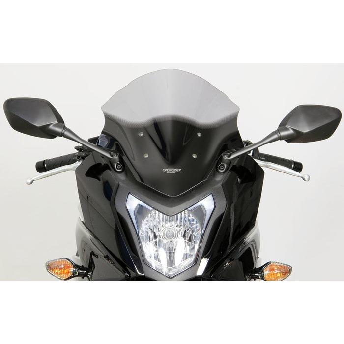 MRA エムアールエー スクリーン レーシング カラー：ブラック／グラデーション無し CBR650F HONDA ホンダ 外装