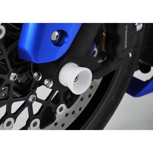 AGRAS AGRAS:アグラス フロントアクスルプロテクター カラー：レッド / スライダー部材質：アルミ GSX-R1000 SUZUKI スズキ｜webike02