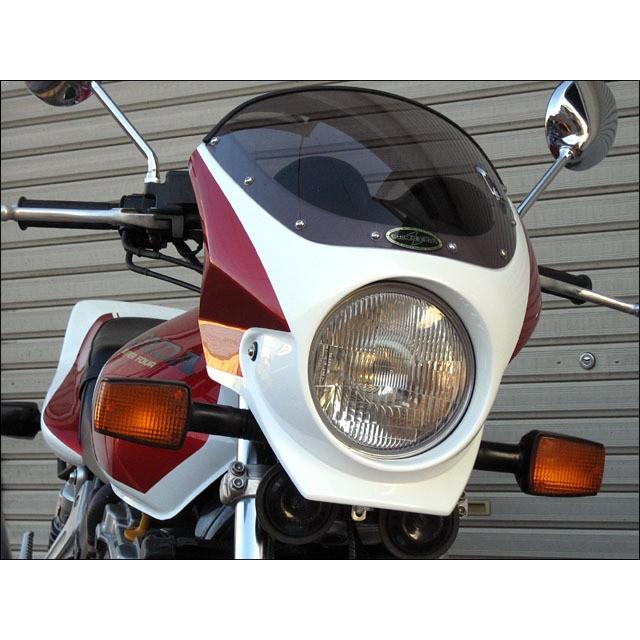 CHIC DESIGN シックデザイン ロードコメット2 スクリーンカラー：スモーク / カラー：パールフェイドレスホワイト CB1000スーパーフォア(ビッグワン) 外装