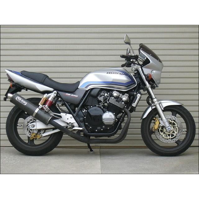 CHIC DESIGN シックデザイン ロードコメット2 カラー：キャンディフェニックスブルー(ストライプ) / スクリーンカラー：スモーク CB400スーパーフォア 外装_2