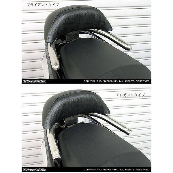 WirusWin - ウイルズウィン バックレスト付き添い人 32φタンデムバー S変わり種 雅びやか手あい / スモール シグナスX YAMAHA ヤマハ 飾りつけ 外装パーツ-車、バイク、自転車-バイク