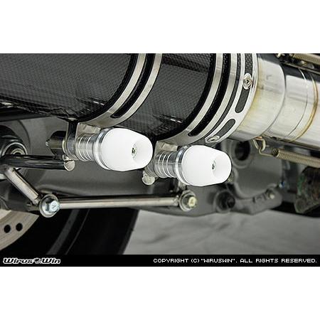 WirusWin - ウイルズウィン マフラープロテクターキット 雄捻子長：120粍 マフラーガード・ヒートガード えり巻き 車、バイク、自転車-マフラー