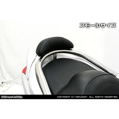 WirusWin ウイルズウィン バックレスト付き 32Φタンデムバー スモール / エレガントタイプ PCX125 HONDA ホンダ グラブバー・タンデムバー・シーシーバー 外装 | WirusWin | 02