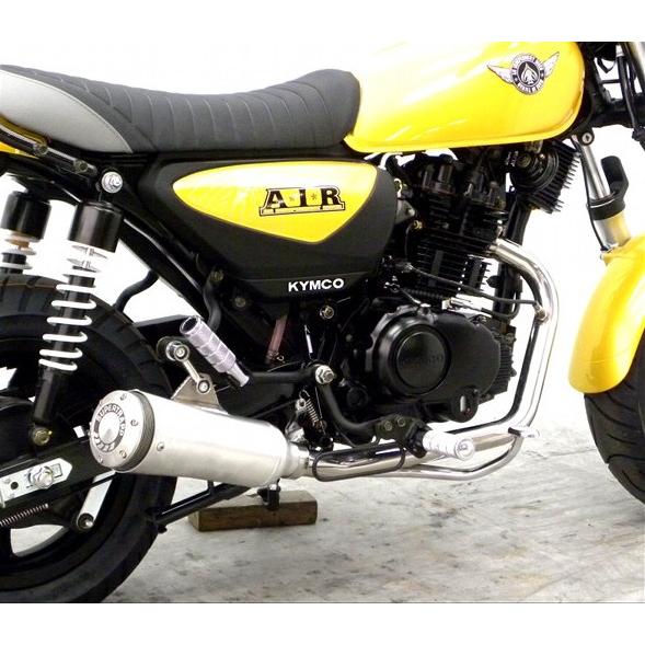 WirusWin ウイルズウィン ドラッグバイソンマフラー ジェットタイプ A.I.R150 KYMCO キムコ フルエキゾーストマフラー マフラー