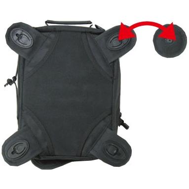 ROUGH＆ROAD ラフ＆ロード シングルマグネットフラップF.C. その他タンクバッグオプション・補修部品 車体用バッグ・ケース | ラフ＆ロード | 02