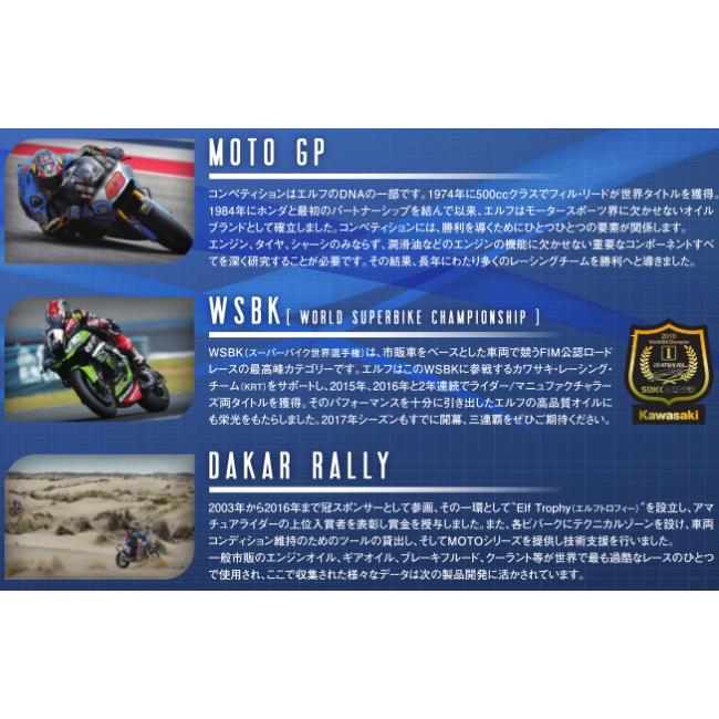elf エルフオイル MOTO4 RACE(モト4レース)【10W-60】【4サイクルオイル】 容量：20L 4サイクルオイル オイル | elf | 08