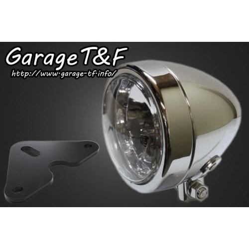 Garage T\u0026F ガレージ 4インチスリムライト＆ライトステーキット タイプF グラストラッカー SUZUKI スズキ ヘッドライト 灯火類 電装系