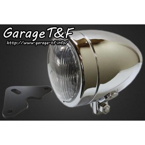Garage T\u0026F ガレージ 4インチスリムライト＆ライトステーキット タイプF グラストラッカー SUZUKI スズキ ヘッドライト 灯火類 電装系