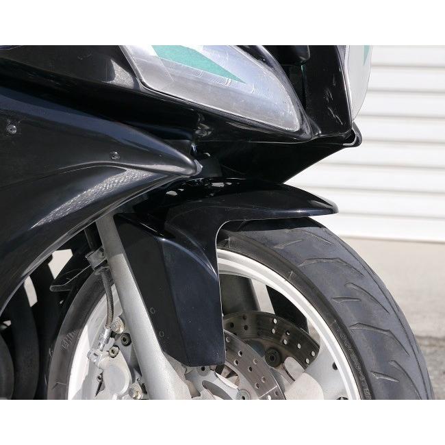 ブランド登録なし - EIGHT(才谷屋) 八つ(サイタニヤ) FZR250R(3LN)用GP向こう正面どろ除け 色つや：黒先だつもの FZR250 YAMAHA ヤマハ 向こう正面どろ除け どろ除けかかわり合い 飾りつけ フロントフェンダー-車、バイク、自転車