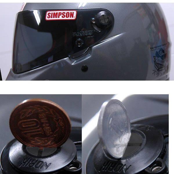 kemeko ケメコ シンプソンヘルメット用 フリーストップ対応 ビレットスクリュー カラー：ブラック その他ヘルメットオプション・補修部品 ヘルメット | KEMEKO | 02