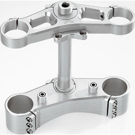 ブランド登録なし - Robby Moto Engineering ロビーモトエンジニアリング トリプルクランプ オフセット 色合い 色合い：しろがね色 GSX-R750 SUZUKI スズキ 手持ち部分