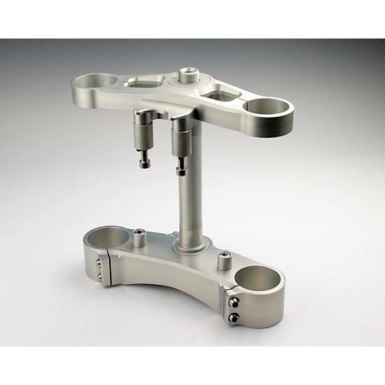 ブランド登録なし - Robby Moto Engineering ロビーモトエンジニアリング トリプルクランプ オフセット 色合い 色合い：しろがね色 GSX1300R HAYABUSA [鷹] SUZUKI スズキ