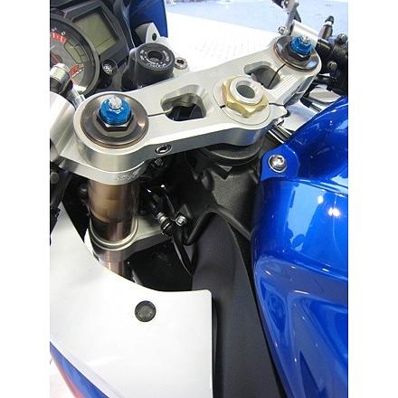 ブランド登録なし - Robby Moto Engineering ロビーモトエンジニアリング トリプルクランプ オフセット 色合い 色合い：黒いこと GSX-R1000 SUZUKI スズキ 手持ち部分