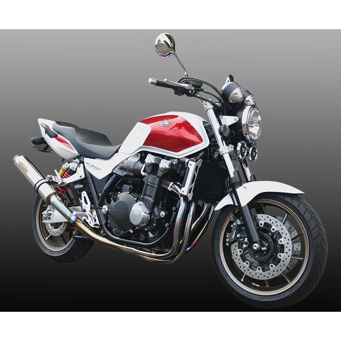 techserfu - テックサーフ [ALL TITANIUM Exhaust TYPE-2] オールチタニウムエキゾーストマフラー 手あい-2 CB1300空想科学小説 HONDA ホンダ フルエキゾーストマフラー 車、バイク、自転車-マフラー-フルエキゾースト