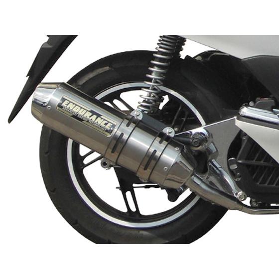 PCX マフラーENDURANCE ハイパワーステンレス PCX JK05 hi-POWER SPORTS マフラー TYPE R ステンレス