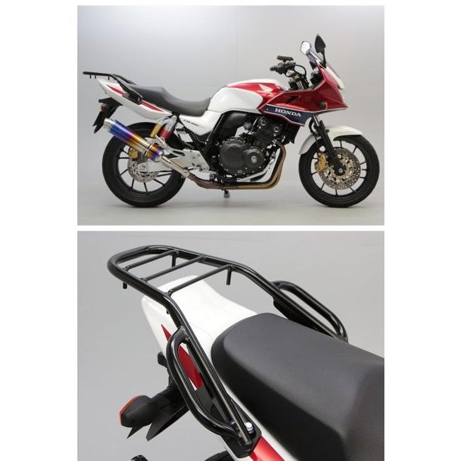 ENDURANCE エンデュランス タンデムグリップ付きキャリア＋リアボックスセット 30L CB400スーパーフォア CB400スーパーボルドール HONDA ホンダ