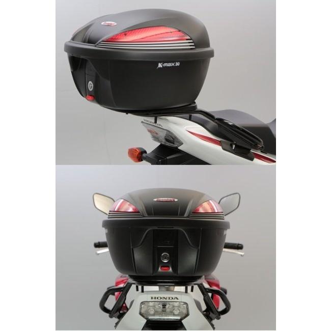 ENDURANCE エンデュランス タンデムグリップ付きキャリア＋リアボックスセット 30L CB400スーパーフォア CB400スーパーボルドール HONDA ホンダ