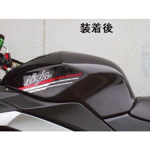 ブランド登録なし - CLEVER WOLF クレバーウルフ 貯蔵タンクパッド Z250 (2013-) ニンジャ250 KAWASAKI カワサキ 貯蔵タンクかかわり合い 飾りつけ 車、バイク、自転車-バイク