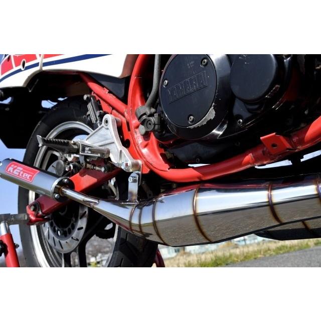 K2tec ステンレス製 マフラー　バンド付き K2tec（ケイツー・テック） STDステンレスチャンバー TYPE-2 RZ250R