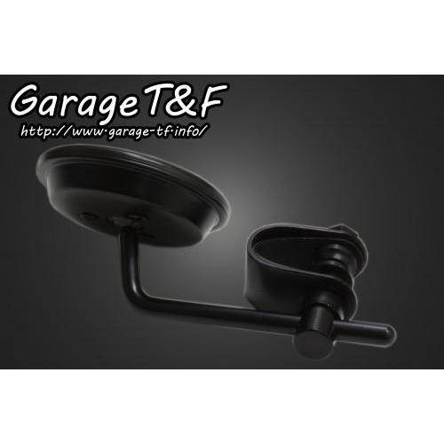 Garage T&F ガレージ T&F 3インチ丸型ミラー クランプ式 仕上げ：ブラック仕上げ｜webike02｜02