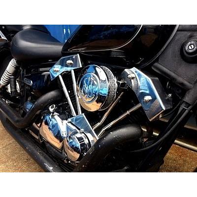 部品屋K&W ダミープッシュロッドカバーキット(ノーマルタンク用