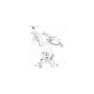 CMS CMS:シーエムエス Front Fender KZ900 KAWASAKI カワサキ