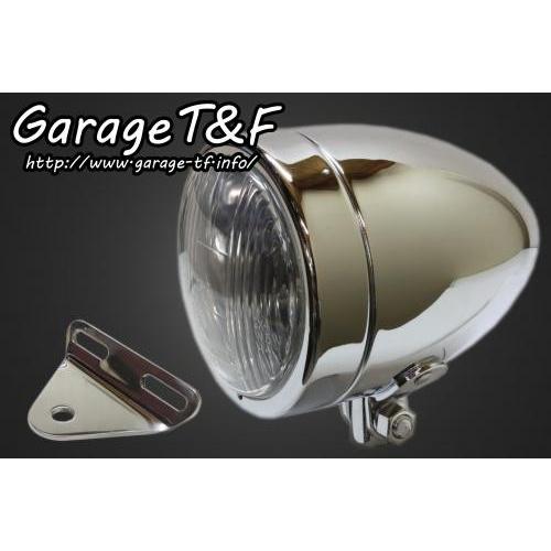 Garage T\u0026F ガレージ 4インチスリムライト＆ライトステーキット タイプA バルカン400 バルカン400II KAWASAKI カワサキ ヘッドライト 灯火類 電装系