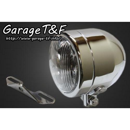 Garage T\u0026F ガレージ 4インチドームライト＆ライトステーキット タイプB バルカンクラシック400 バルカン400 KAWASAKI カワサキ ヘッドライト 灯火類