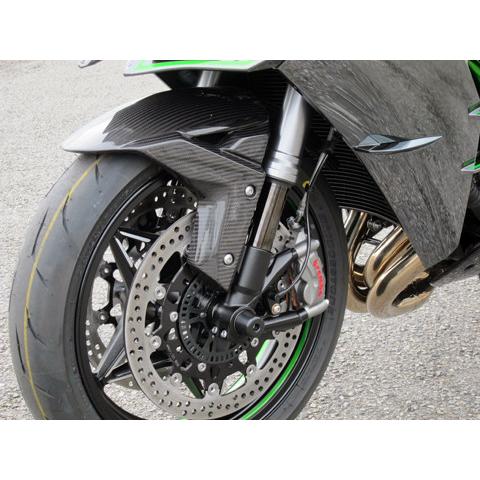 A-TECH エーテック フロントフェンダー STD 素材：平織ドライカーボン(CDC) ニンジャ H2 H2R KAWASAKI カワサキ フェンダー関連 外装_3