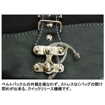 DEGNER デグナー ナイロンダブルサドルバッグ ファイヤー カラー：ビンテージレッド サイドバッグ 車体用バッグ・ケース_3