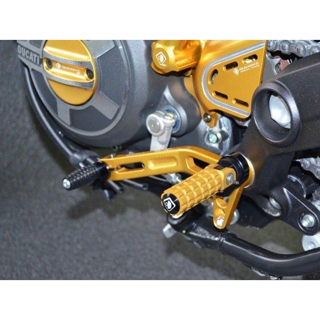 DUCABIKE (DBK) ドゥカバイク (ディービーケー) シフトペダル カラー：ゴールド DUCATI ドゥカティ ステップ 足回り_1