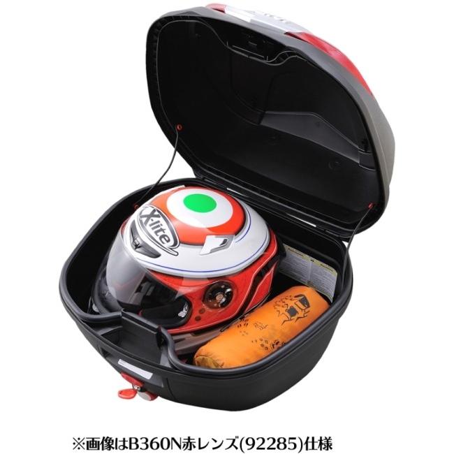 GIVI ジビ モノロックケース B360N レンズカラー：レッド トップケース・テールボックス 車体用バッグ・ケース