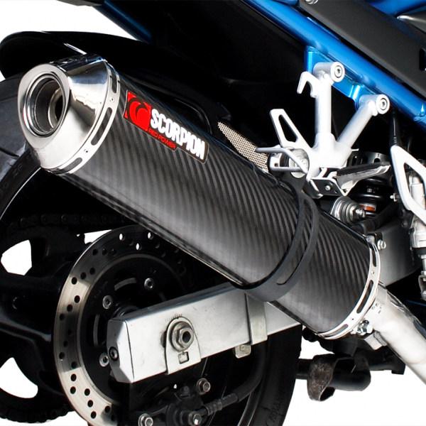 SCORPION スコーピオン ファクトリーオーバル スリップオンマフラー GSF600 Bandit GSF650 SUZUKI スズキ マフラーの画像