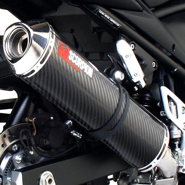 SCORPION スコーピオン ファクトリーオーバル スリップオンマフラー GSF650 Bandit SUZUKI スズキ マフラーの画像