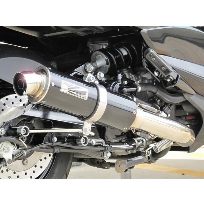 zrx1200 純正ホイール　5.5j 180 HOT LAP ホットラップ TYPE109マフラー サイレンサータイプ：ブラック