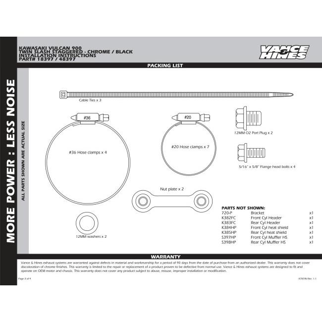 「人气商品」 VANCE＆HINES VANCE＆HINES:バンス&ハインズ ツインスラッシュ スタッガード フルエキゾーストマフラー (TWIN SLASH STAGGERED)【EXHAUST CHR TS STAG】 【T1725211795】(62794円)