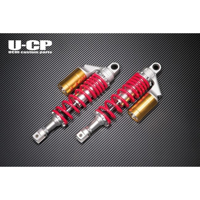 U-CP ユーシーピー リアサスペンション カラー：レッド／ゴールド GSX1100S カタナ (刀) SUZUKI スズキ サスペンション 足回り