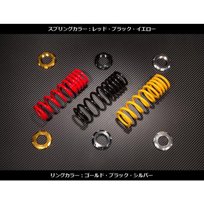 ZRX1100 リアサスペンション(黒/シルバー)U-CP UーCP U-CP ユーシーピー リアサスペンション カラー：ブラック