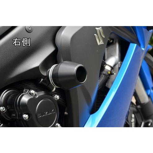 Agras - AGRAS アグラス レーシングスライダー 色つや：ジュラコン／黒いこと KATANA GSX-S1000 GSX-S1000F SUZUKI スズキ エンジンスライダー・フレームスライダー バイク-フレーム-フレームスライダー