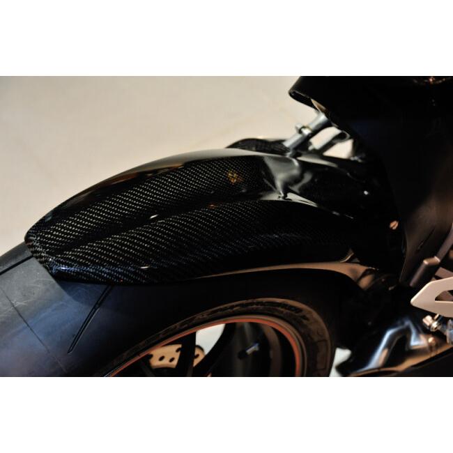 de LIGHT ディライト ロングタイプリアフェンダー 素材：綾織りカーボンマット 1199Panigale [パニガーレ] 1299Panigale DUCATI ドゥカティ リアフェンダー_3
