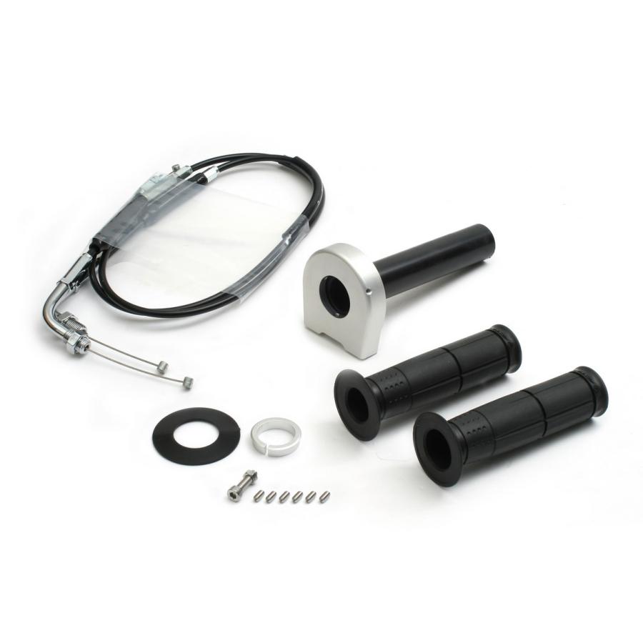 ACTIVE アクティブ スロットルキット TYPE-2 ホルダーカラー：シルバー / ワイヤー金具：メッキ インナー巻取径：Φ40 Z900RS Z1000 KAWASAKI カワサキ